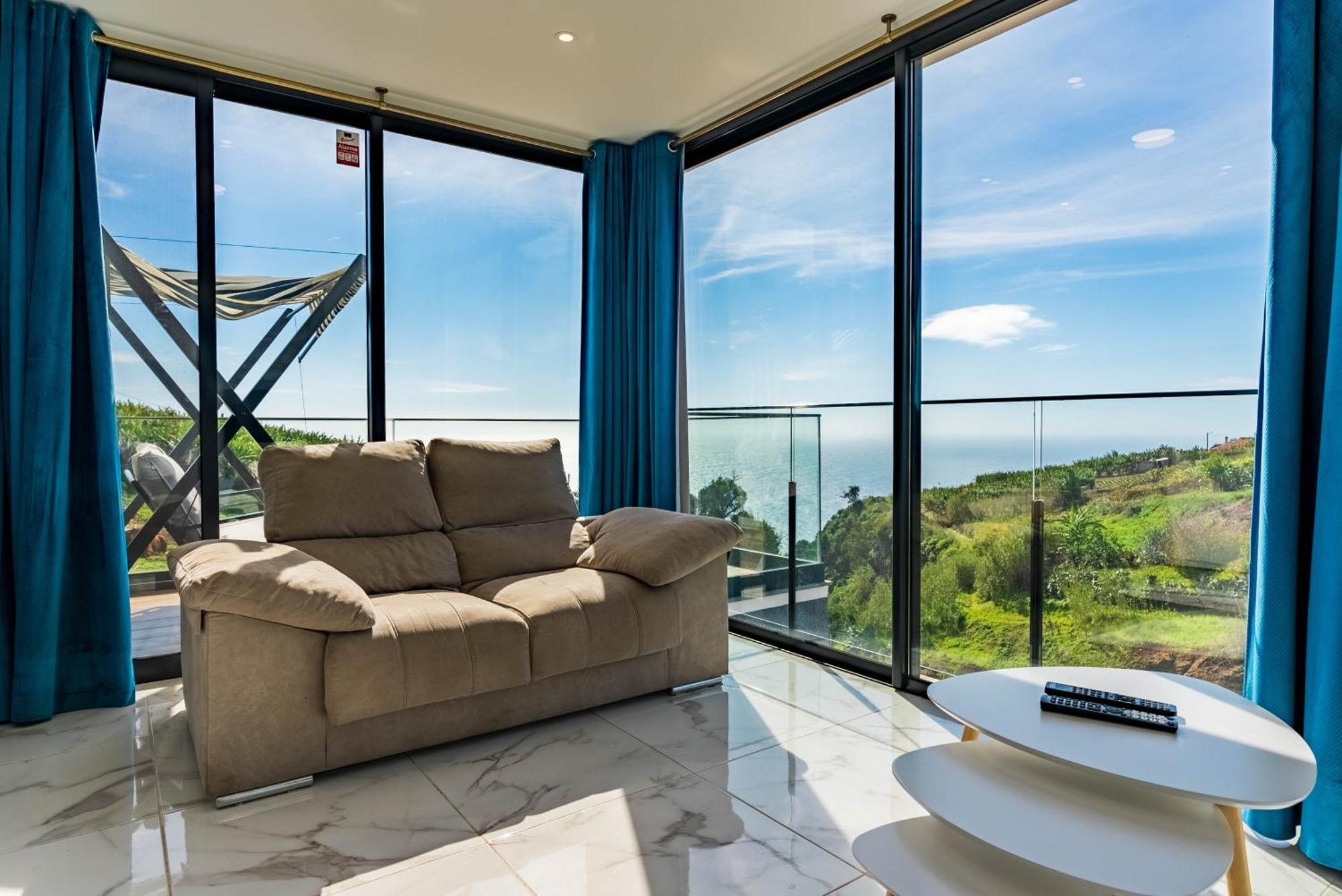 Casa Branca, Beautiful Sea View Apartment Estreito Da Calheta Exterior photo